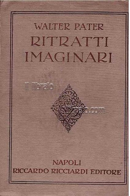 Ritratti immaginari - copertina