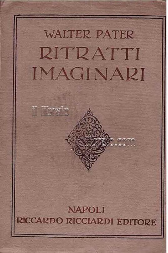Ritratti immaginari - copertina