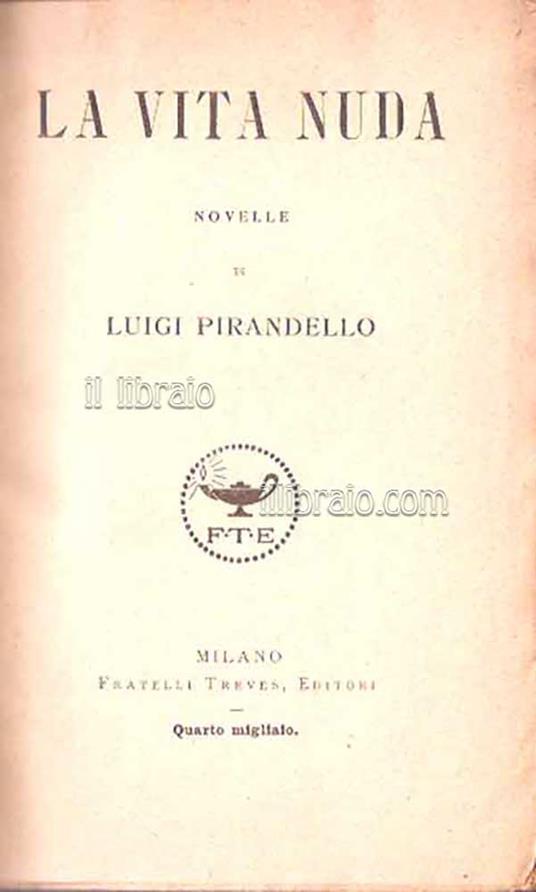 La vita nuda - copertina