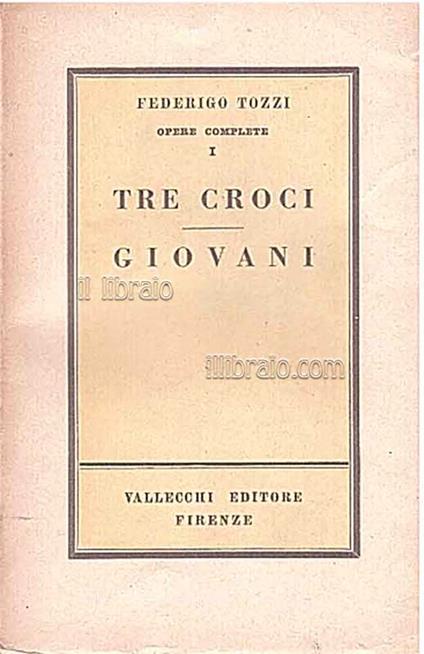 Tre croci - Giovani - copertina