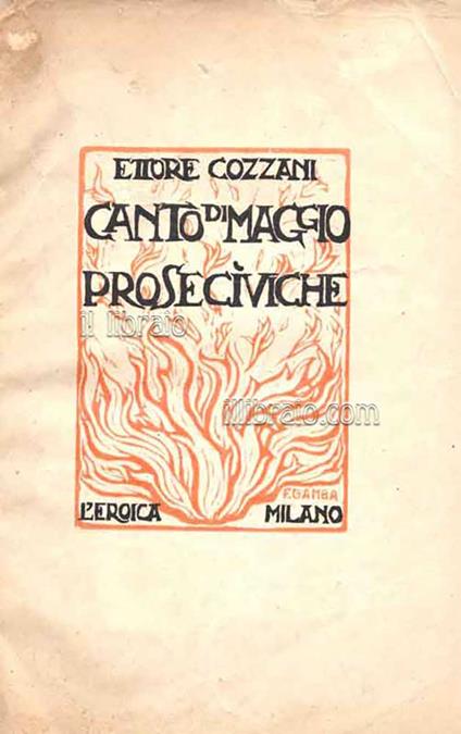 Canto di maggio. Prose civiche - copertina