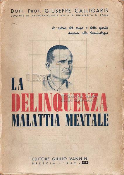 La delinquenza malattia mentale - copertina