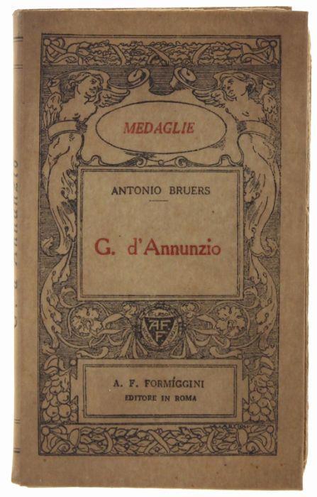 G. D'annunzio - Antonio Bruers - copertina