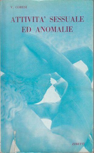 Attivita' Sessuale Ed Anomalie Di: Vincenzo Coresi - copertina