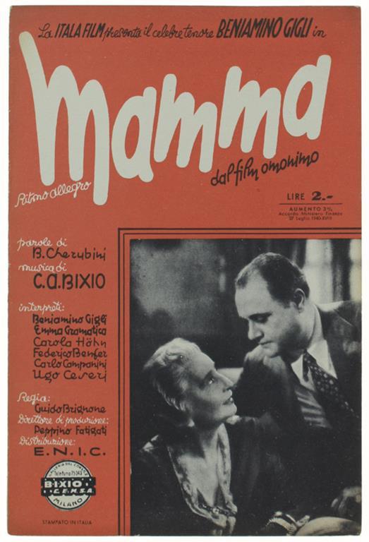 Mamma. Ritmo Allegro Dal Film Omonimo - copertina