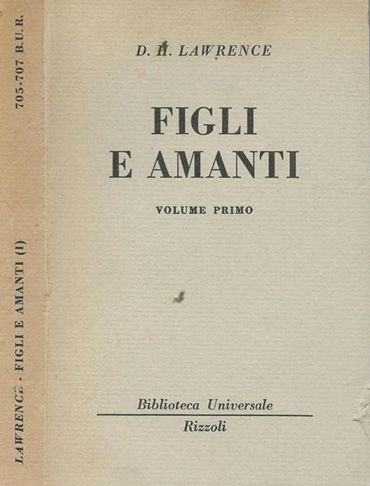 Figli e amanti Vol.I - David Herbert Lawrence - copertina