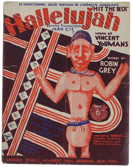 HALLELUJAH ! Fox-trot (english) - Youmans Vincent, Grey Robin - copertina