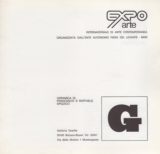 Ceramica di Francesco e Raffaele Spizzico - copertina