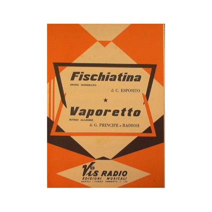Fischiatina ( swing moderato ) - Vaporetto ( ritmo allegro ) - copertina