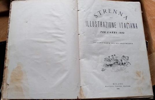 Strenna Della Illustrazione Italiana Per L'Anno 1880 - copertina