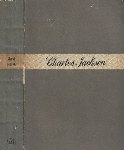 Giorni perduti - Charles Jackson - copertina