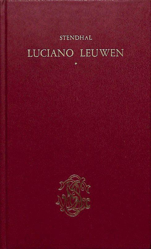 Luciano Leuwen. Una posizione sociale. Vol.1 - Stendhal - copertina