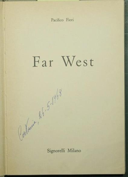 Far West - Pacifico Fiori - copertina