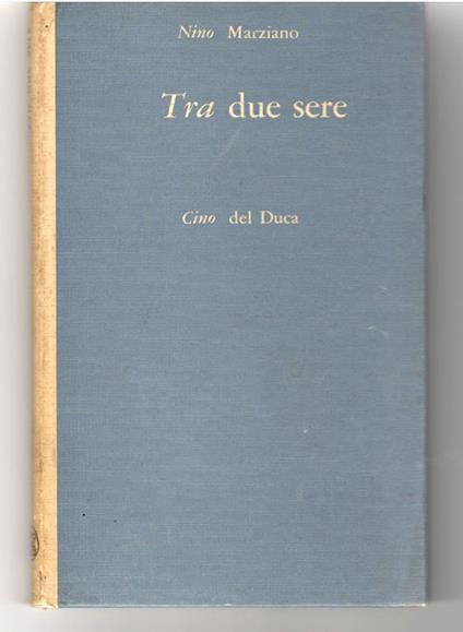 Tra Due Sere - Nino Marziano - copertina