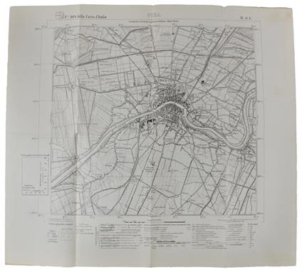 Pisa. F° 104 Ii.S.E. Della Carta D'Italia. Scala 1:25.000 - copertina