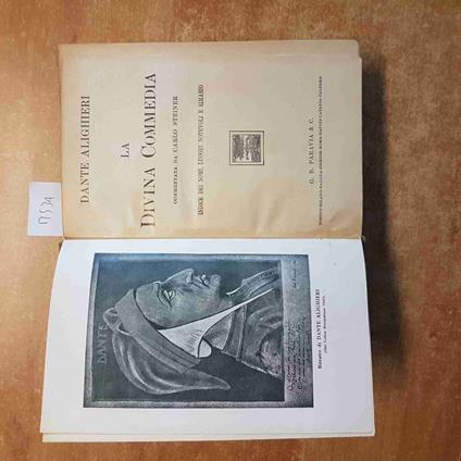 DANTE ALIGHIERI LA DIVINA COMMEDIA commento Carlo Steiner 1936 PARAVIA rimario - Dante Alighieri - copertina