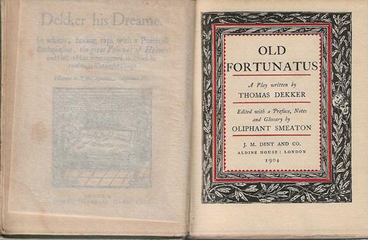 Old Fortunatus - Thomas Dekker - copertina