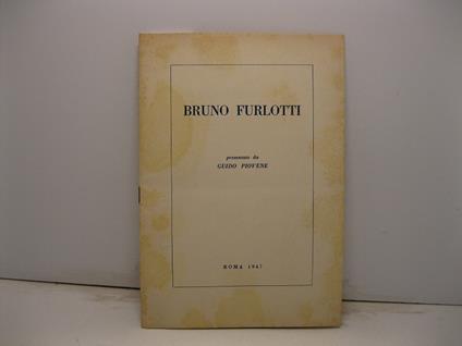 Bruno Furlotti - Guido Piovene - copertina