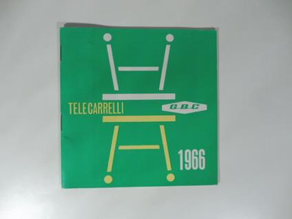 Telecarrelli GBC 1966. Catalogo - copertina