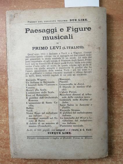 Verdi Biografia Critica Di Camillo Bellaigue 1913 Fratelli Treves Illustrato - copertina