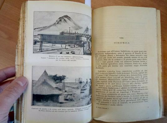 Orizzonti Letture Geografiche Per La Scuola Media 1941 Toschi Zanichelli - copertina