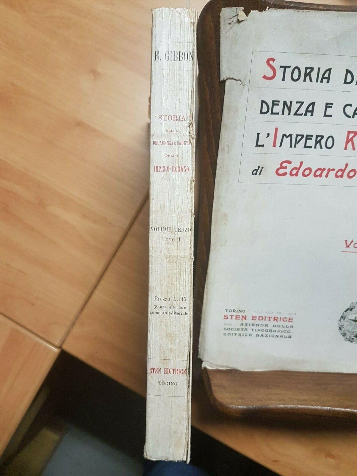 Gibbon - Storia Della Decadenza E Caduta Dello Impero Romano 3 Sten 1926