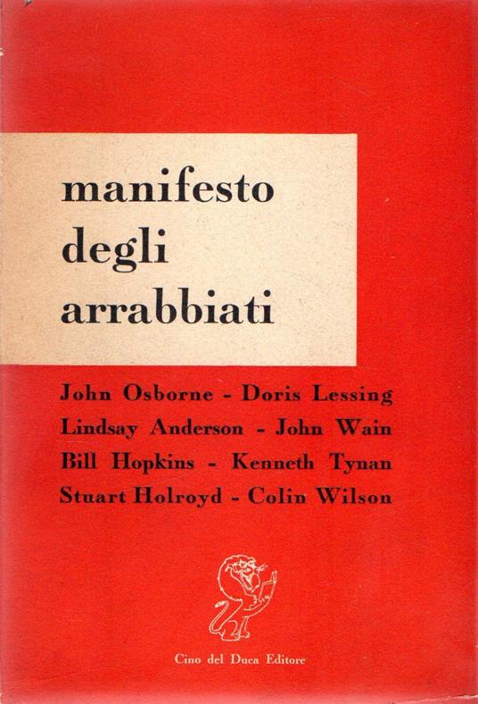 Manifesto degli arrabbiati - copertina