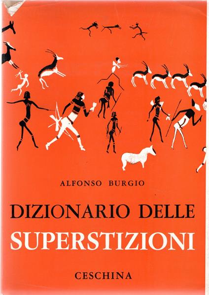 Dizionario delle Superstizioni - Alfonso Burgio - copertina