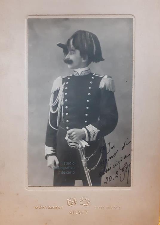 Fotografia ai sali d'argento "ritratto militare" foto Montabone 1907 - copertina