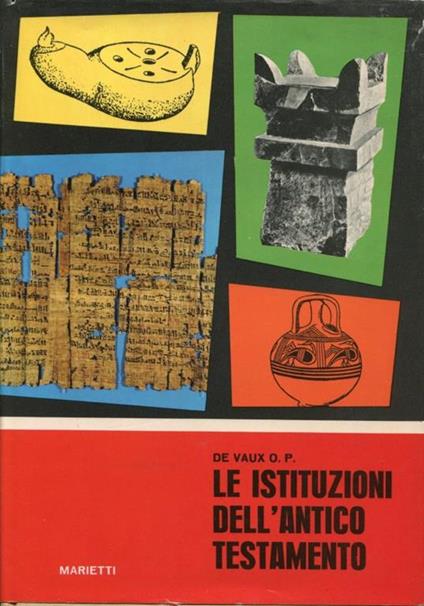 Le istituzioni dell'Antico Testamento - Roland de Vaux - copertina