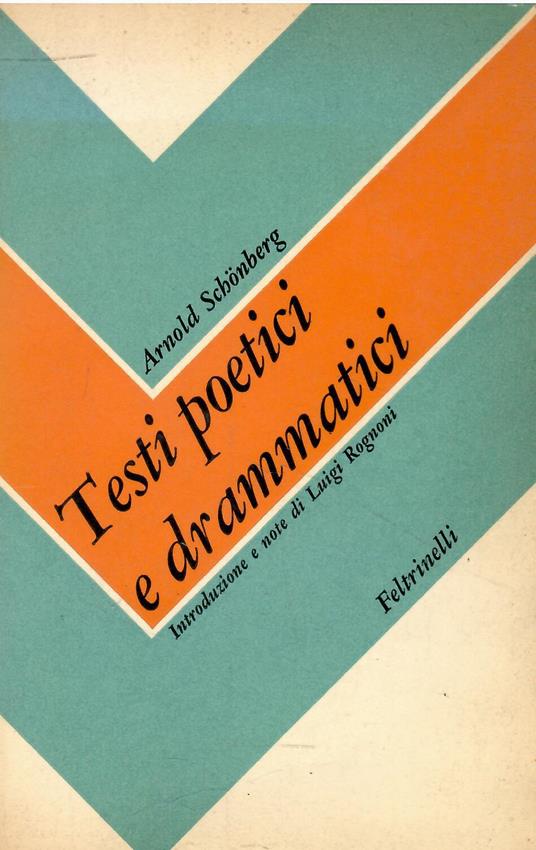 Testi Poetici E Drammatici Editi E Inediti - copertina
