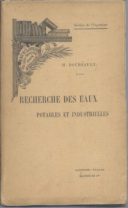Recherche Des Eaux Potables Et Industrielles - copertina