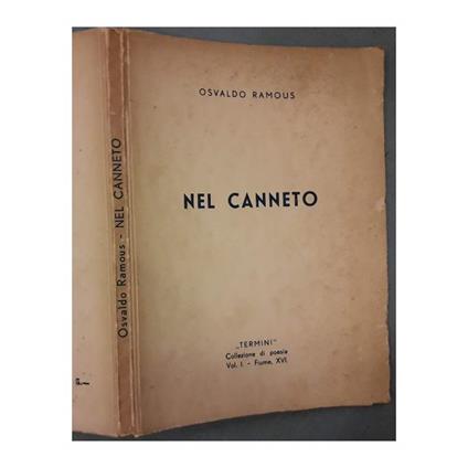 Nel Canneto(1938) - copertina
