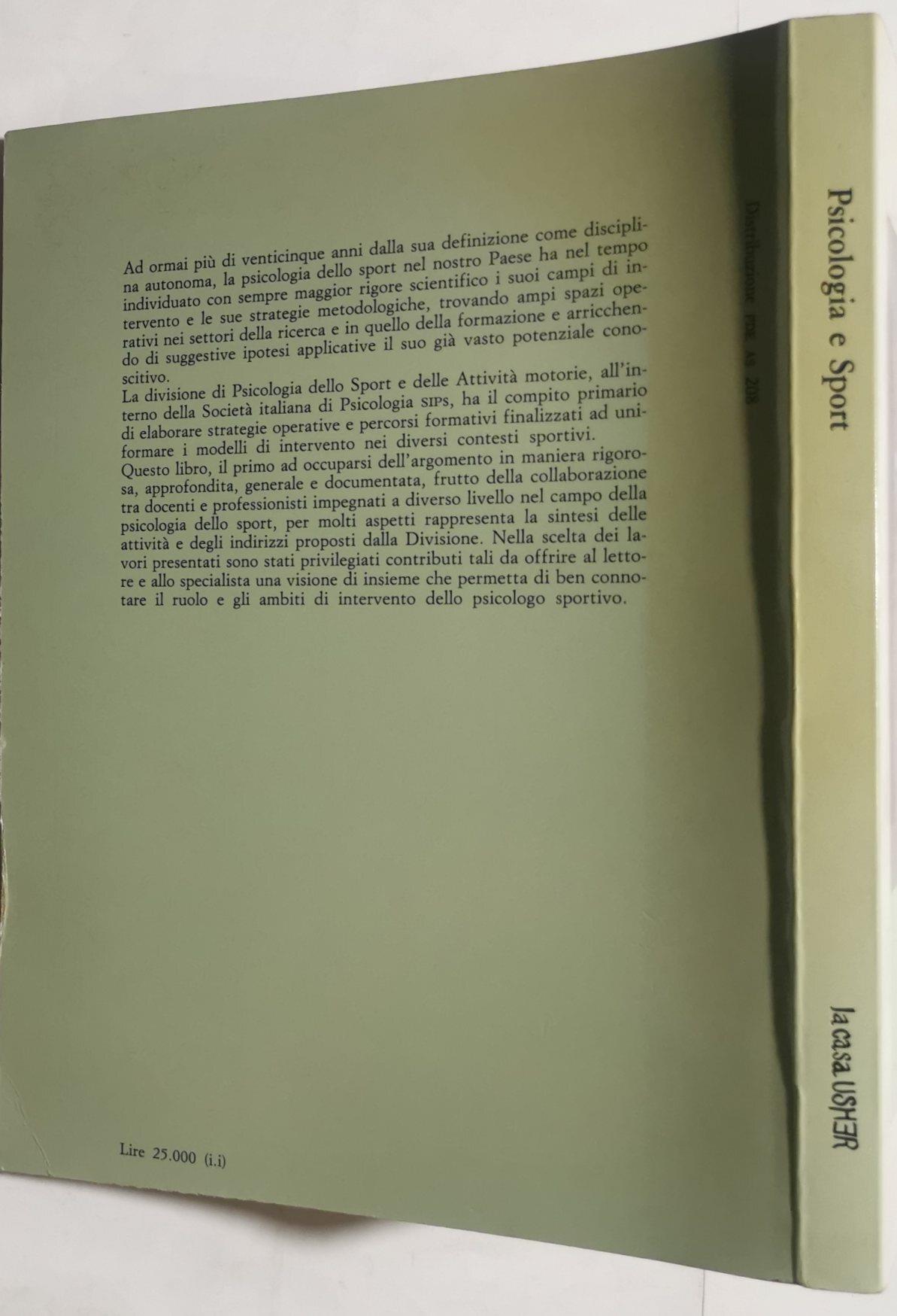 Psicologia e sport- Ricerca formazione ed intervento