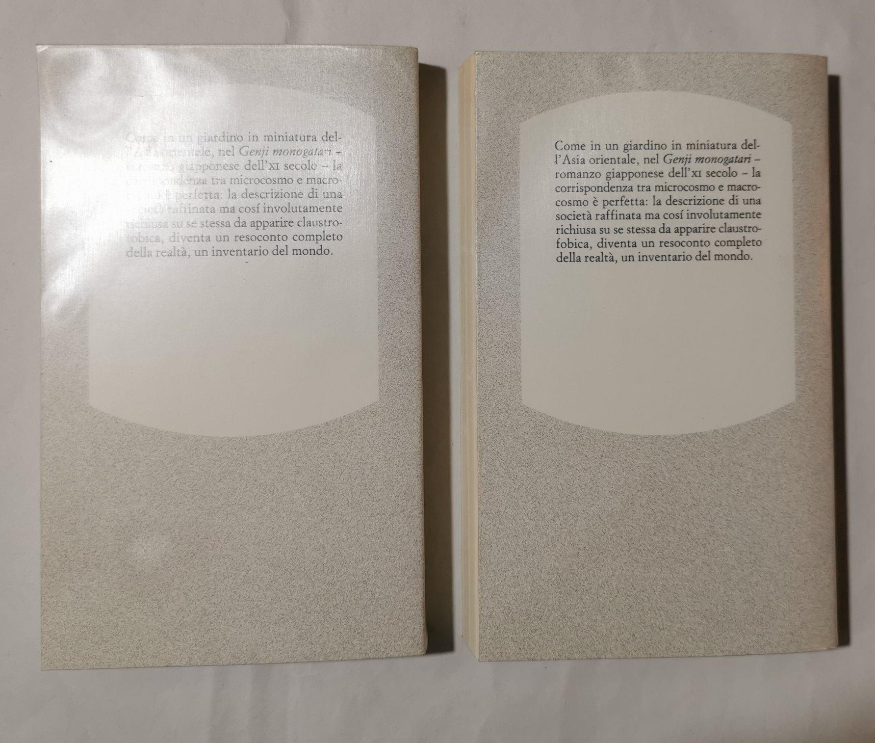 Storia di Genji il principe splendente - Romanzo giapponese dell' XI sec. - 2 Voll