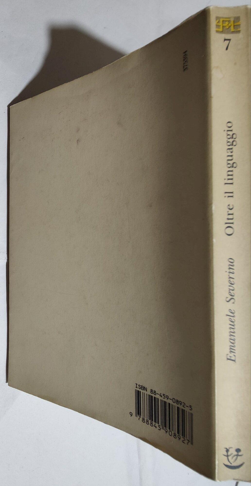 Oltre il linguaggio