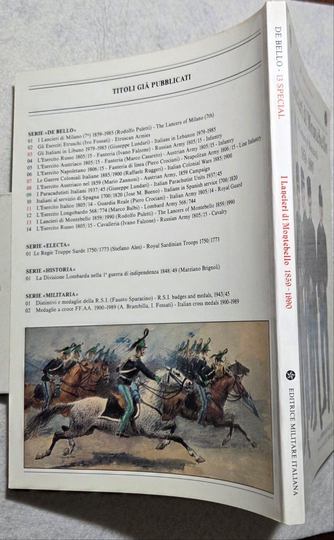 I Lancieri di Montebello 1859-1990