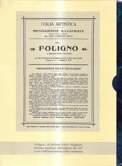 Foligno (Italia Artistica. Monografie illustrate) - Michele Faloci Pulignani - copertina