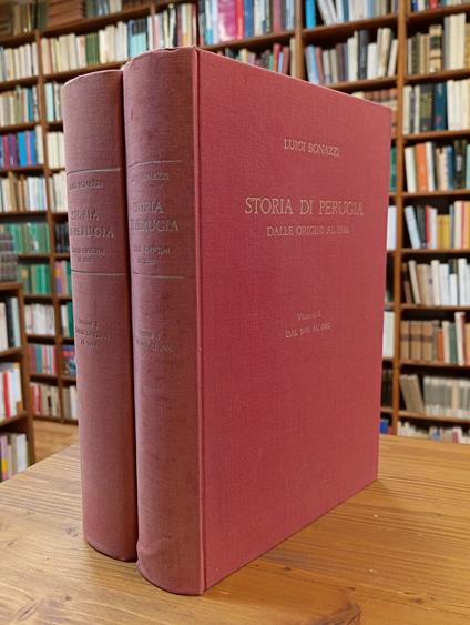 Storia di Perugia. Dalle origini al 1860. Vol. I e II - Luigi Bonazzi - copertina