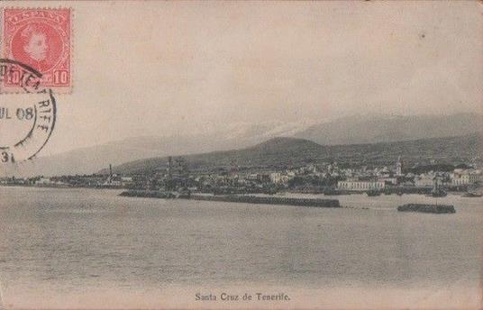 Santa Cruz de Tenerife - Viaggiata 1908 - copertina
