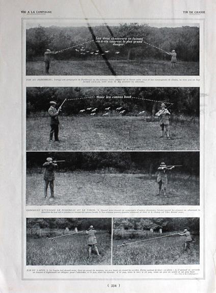 Tir de chasse. Fronte/retro. Immagine 1926 - copertina