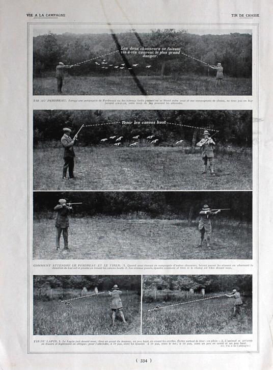 Tir de chasse. Fronte/retro. Immagine 1926 - copertina