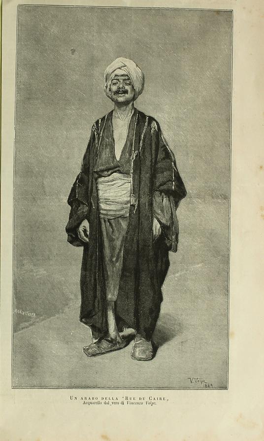 Un arabo della Rue du Caire. Stampa 1889 - copertina