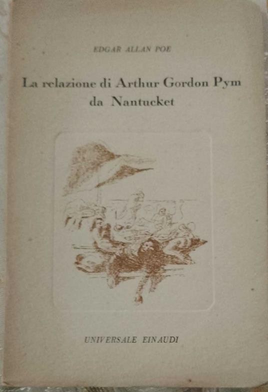La relazione di Arthur Gordon Pym da Nantucket - copertina