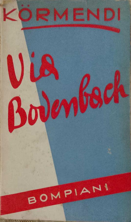 Via Bodenbach - Ferenc Kormendi - copertina