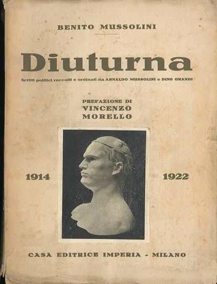 Diuturna - Benito Mussolini - copertina
