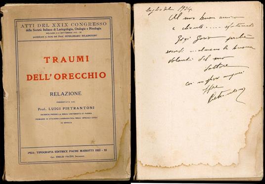 Traumi dell'orecchio - copertina