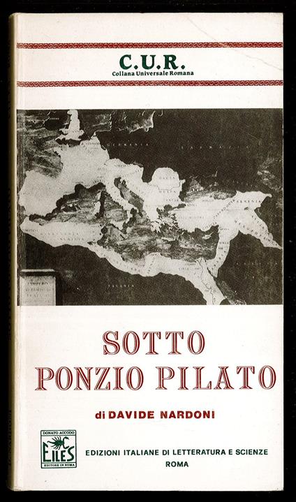 Sotto Ponzio Pilato - Davide Nardoni - copertina