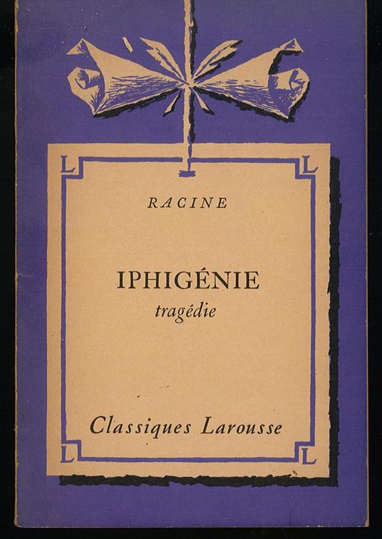 Iphigenie - Jean Racine - copertina