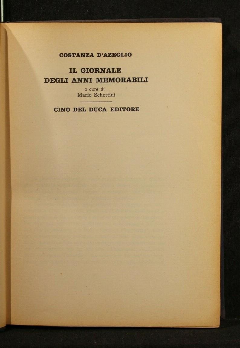Il Giornale Degli Anni Memorabili